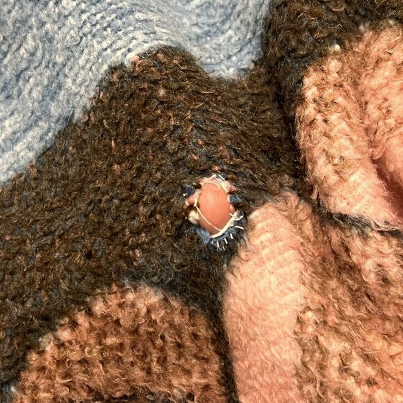 Biederlack Lincomix Hog Fleece Throw Blanket 77x54" Pigs Ag Farming Pork Vintage - Picture 8 of 11